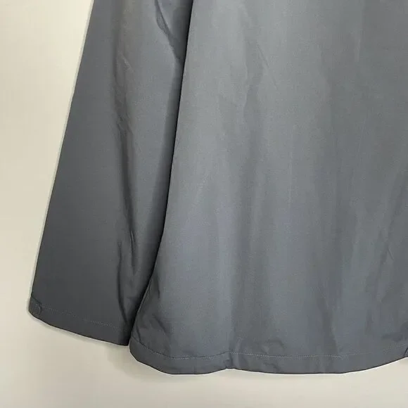 CAMEL CROWN Mens Full-Zip Jacket Anorak NEW Fleece-Lined Windproof Hood Gray L - Picture 6 of 9